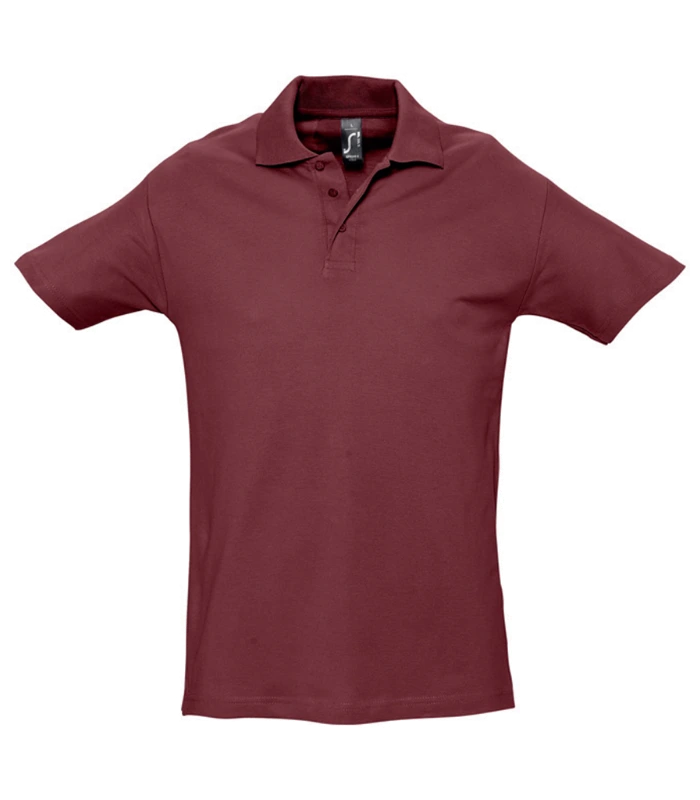 SOL'S SOL'S Spring II Heavy Cotton Piqué Polo Shirt in BUR