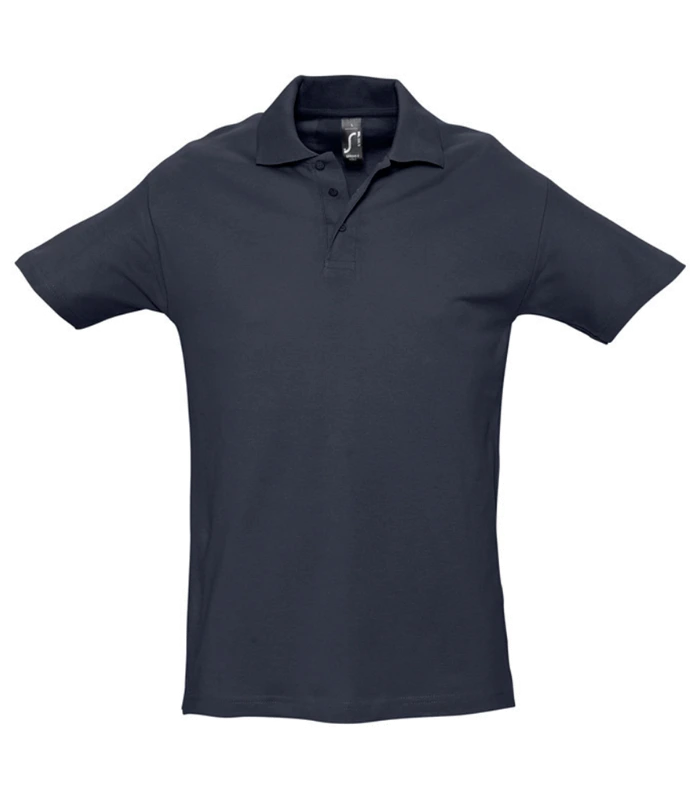 SOL'S SOL'S Spring II Heavy Cotton Piqué Polo Shirt in NAV