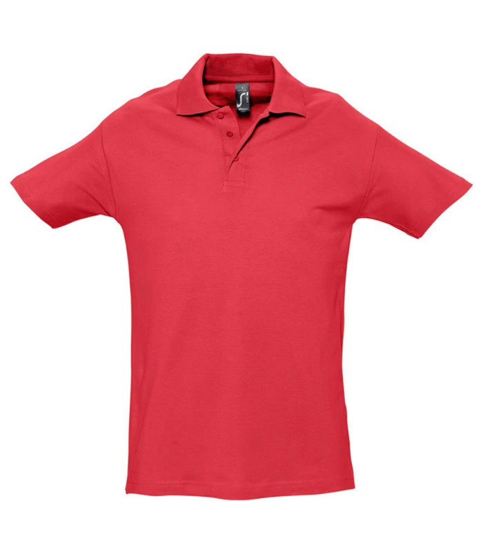 SOL'S SOL'S Spring II Heavy Cotton Piqué Polo Shirt in RED
