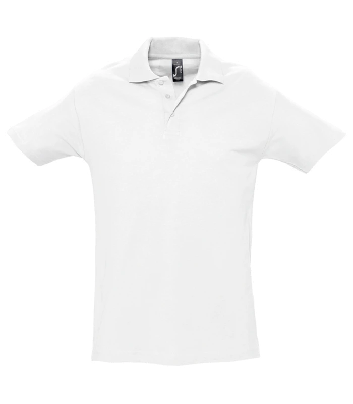 SOL'S SOL'S Spring II Heavy Cotton Piqué Polo Shirt in WHI