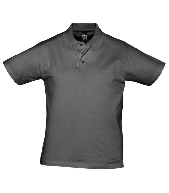 SOL'S SOL'S Prescott Cotton Jersey Polo Shirt in DGY