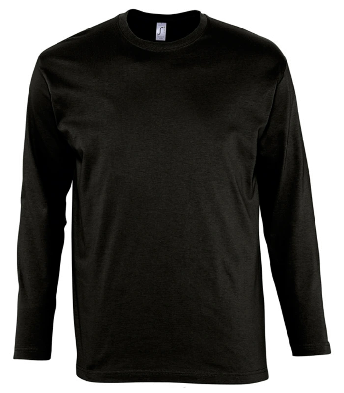 SOL'S SOL'S Monarch Long Sleeve T-Shirt in DBK