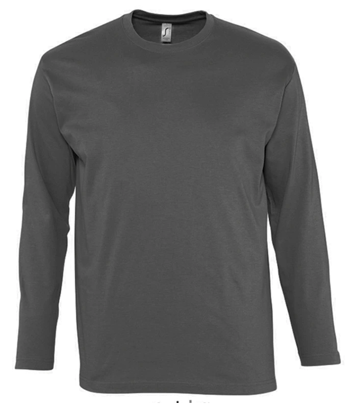 SOL'S SOL'S Monarch Long Sleeve T-Shirt in DGY