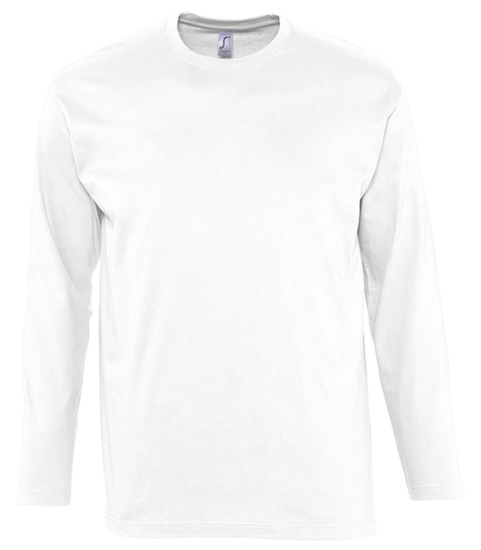 SOL'S SOL'S Monarch Long Sleeve T-Shirt in WHI