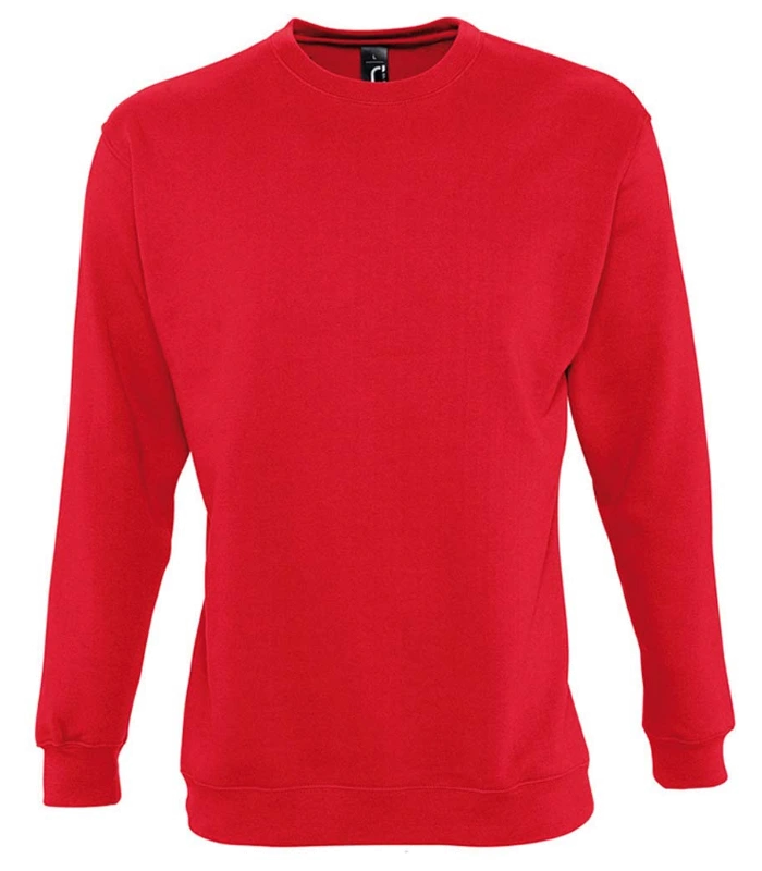 SOL'S SOL'S Unisex New Supreme Sweatshirt in RED