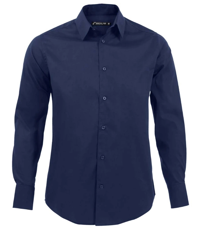 SOL'S SOL'S Brighton Long Sleeve Fitted Shirt in DBL