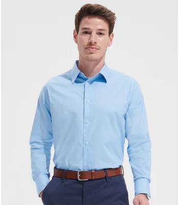 SOL'S SOL'S Brighton Long Sleeve Fitted Shirt in BSK