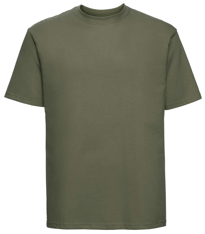 Russell Athletic Russell Athletic Classic Ringspun T-Shirt in Olive Green