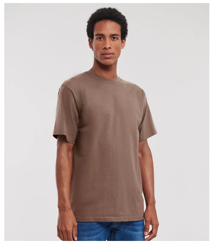 Russell Athletic Russell Athletic Classic Ringspun T-Shirt in Mocha