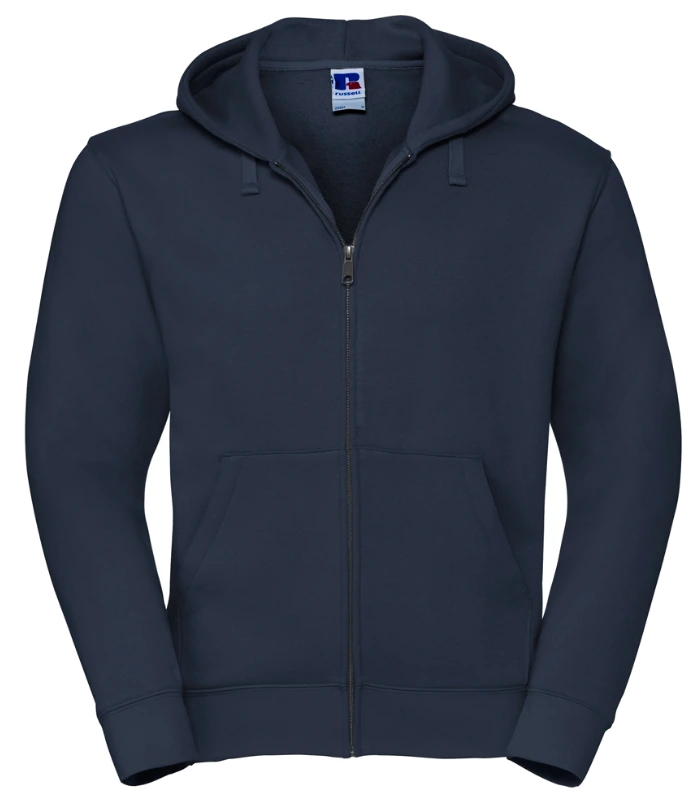 Russell Athletic Russell Athletic Authentic Zip Hooded Sweatshirt in French Navy