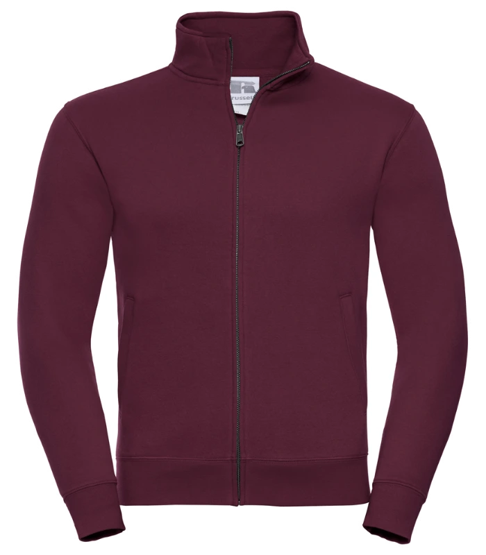 Russell Athletic Russell Athletic Authentic Sweat Jacket in Burgundy