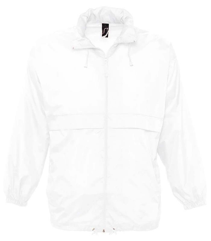 SOL'S SOL'S Unisex Surf Windbreaker Jacket in WHI