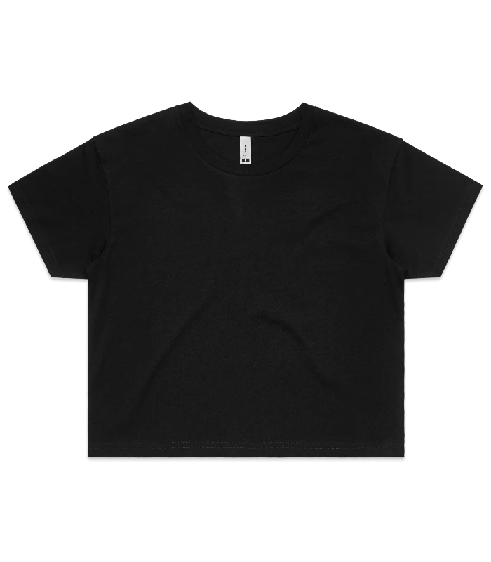 AS Colour AS Colour Wo's Crop Tee in BLACK