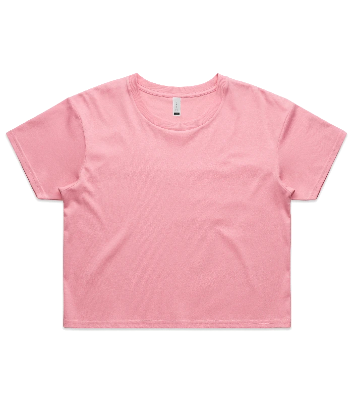 AS Colour AS Colour Wo's Crop Tee in BUBBLEGUM