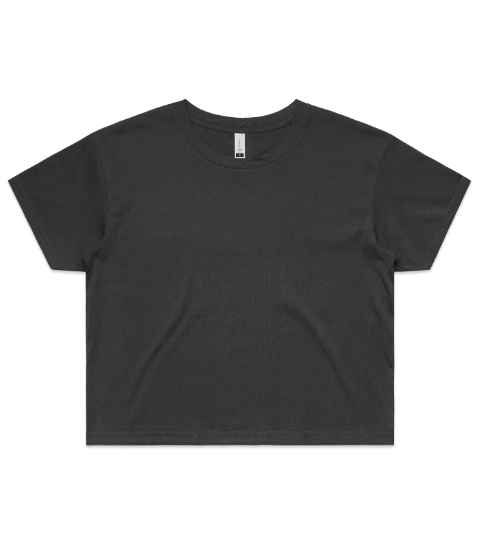 AS Colour AS Colour Wo's Crop Tee in COAL