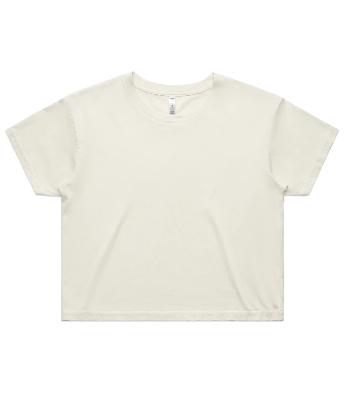 AS Colour AS Colour Wo's Crop Tee in ECRU
