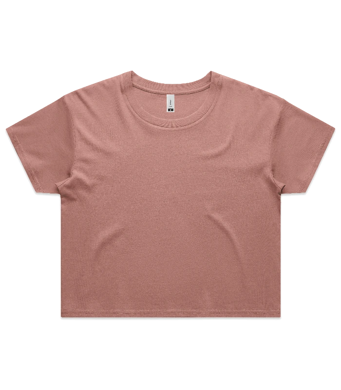 AS Colour AS Colour Wo's Crop Tee in HAZY PINK