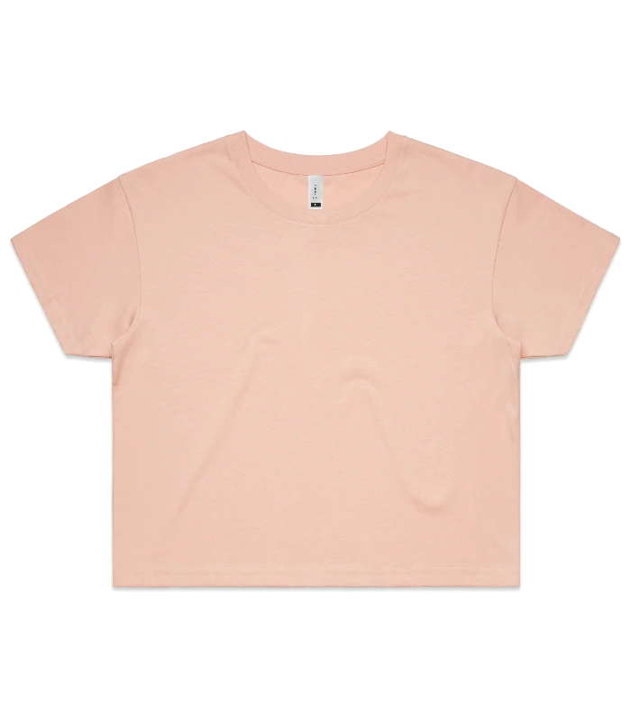 AS Colour AS Colour Wo's Crop Tee in PALE PINK