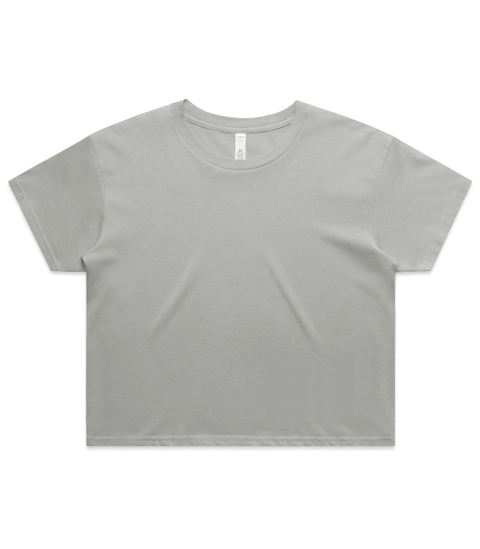 AS Colour AS Colour Wo's Crop Tee in STORM