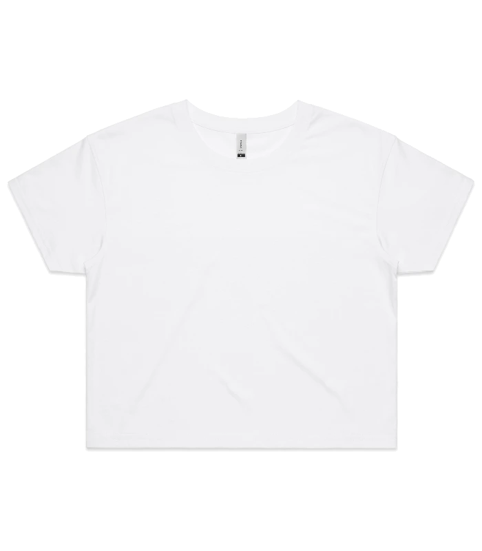 AS Colour AS Colour Wo's Crop Tee in WHITE