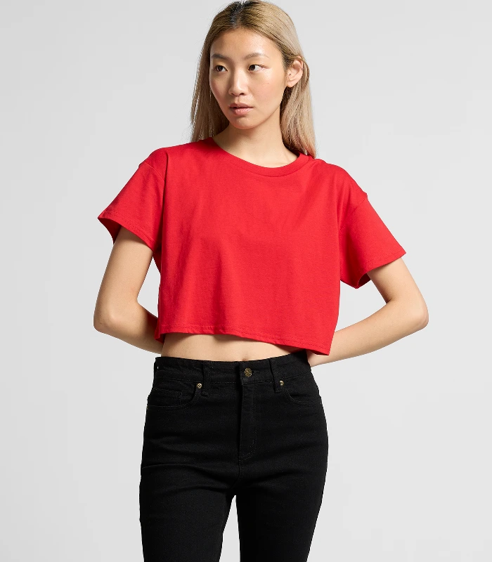 AS Colour AS Colour Wo's Crop Tee in STORM