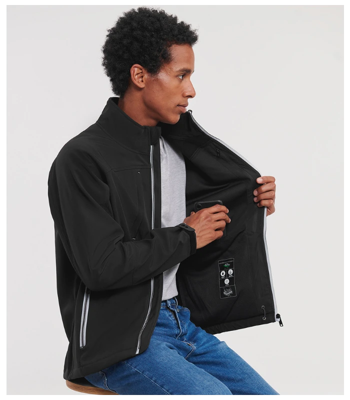 Russell Athletic Russell Athletic Bionic Soft Shell Jacket in Black