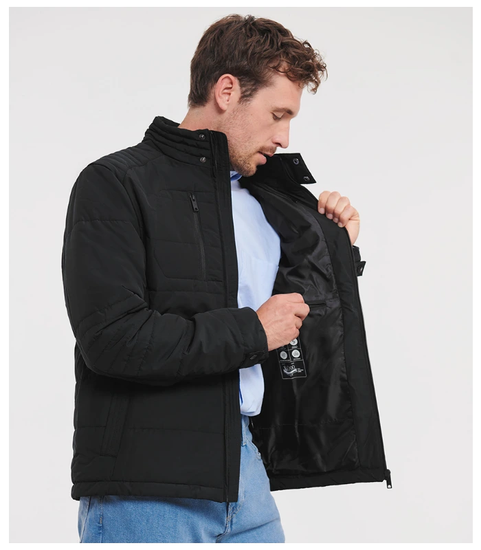 Russell Athletic Russell Athletic Cross Padded Jacket in Black