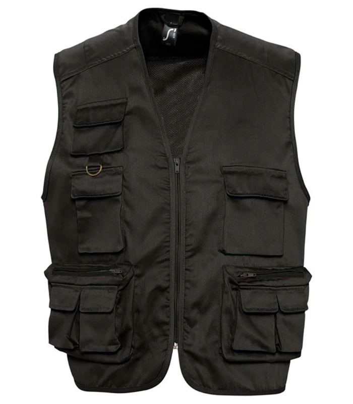 SOL'S SOL'S Wild Waistcoat in BLK