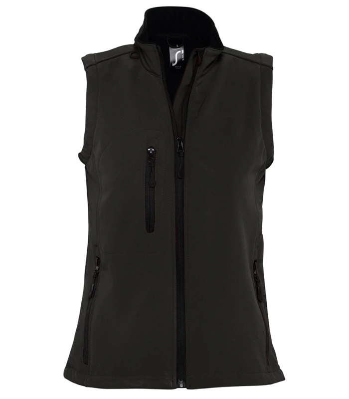 SOL'S SOL'S Ladies Rallye Soft Shell Bodywarmer in BLK