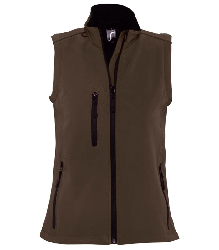 SOL'S SOL'S Ladies Rallye Soft Shell Bodywarmer in DCH