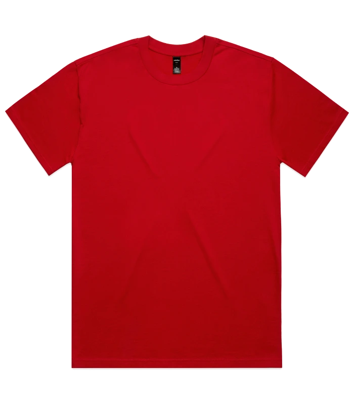 AS Colour AS Colour Heavy Tee in RED