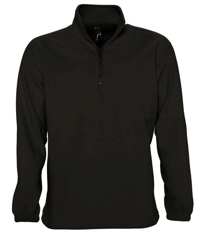 SOL'S SOL'S Ness Zip Neck Fleece in BLK