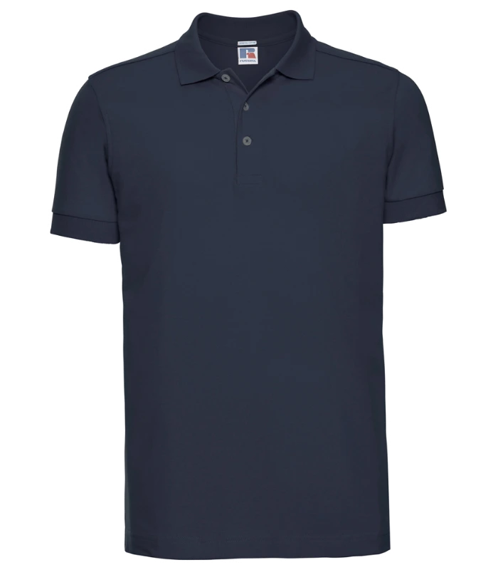 Russell Athletic Russell Athletic Stretch Piqué Polo Shirt in French Navy
