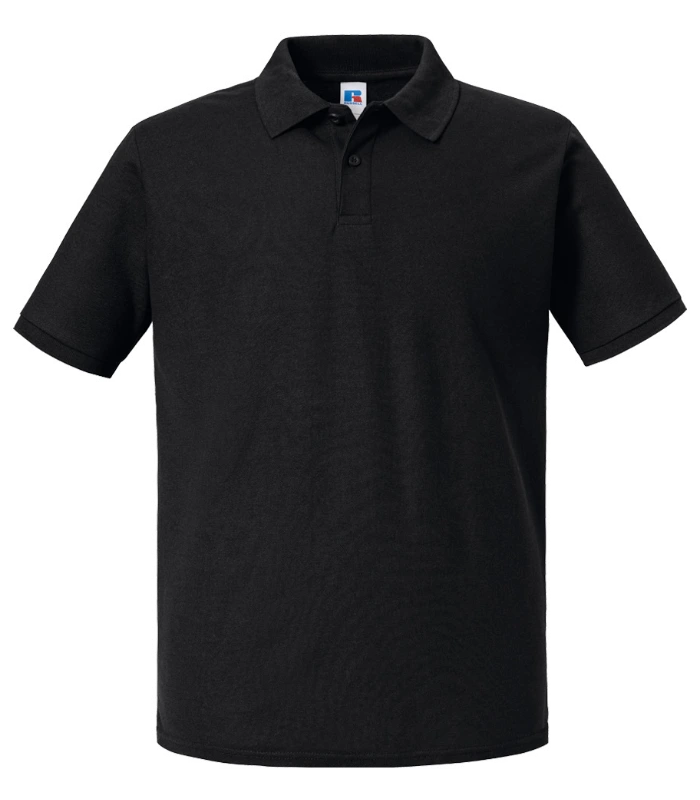Russell Athletic Russell Athletic Authentic Eco Piqué Polo Shirt in Black