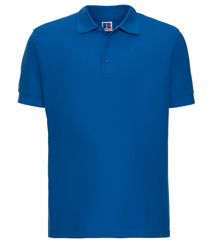 Russell Athletic Russell Athletic Ultimate Cotton Piqué Polo Shirt in Azure