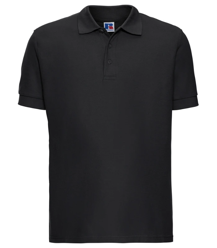 Russell Athletic Russell Athletic Ultimate Cotton Piqué Polo Shirt in Black