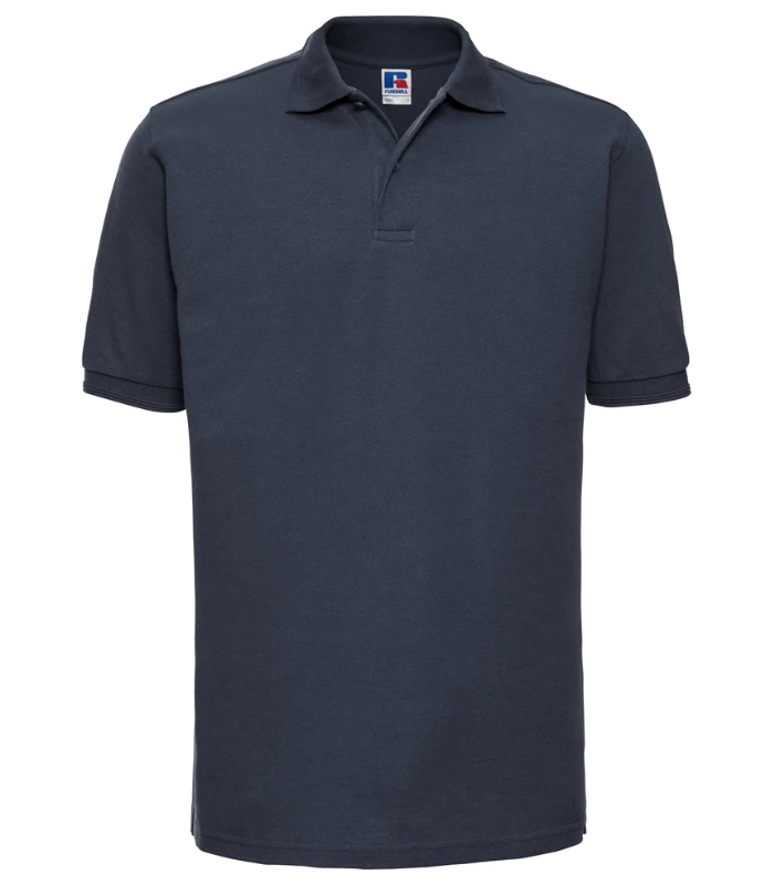 Russell Athletic Russell Athletic Hardwearing Poly/Cotton Piqué Polo Shirt in French Navy