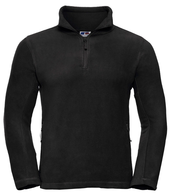 Russell Athletic Russell Athletic Zip Neck Outdoor Fleece in Black