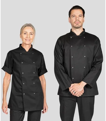 Dennys Dennys Short Sleeve Chef's Jacket in White