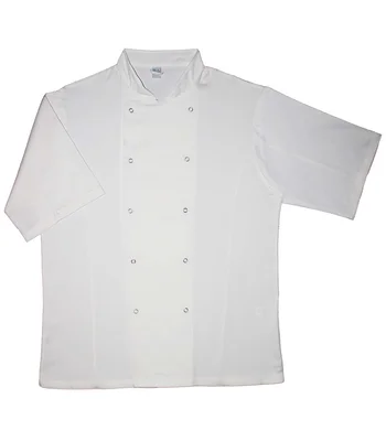 Dennys Dennys Short Sleeve Chef's Jacket in White