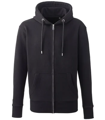 Anthem Anthem Organic Full Zip Hoodie in Black