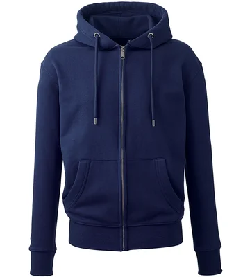 Anthem Anthem Organic Full Zip Hoodie in Oxford Navy