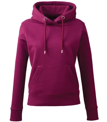 Anthem Anthem Ladies Organic Hoodie in Burgundy