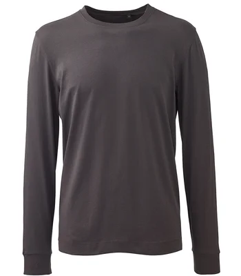 Anthem Anthem Organic Long Sleeve T-Shirt in Charcoal