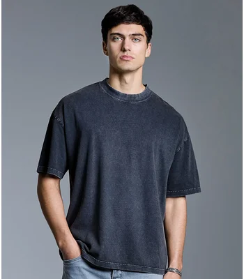 Anthem Anthem Distortion Washed T-Shirt in Washed Black