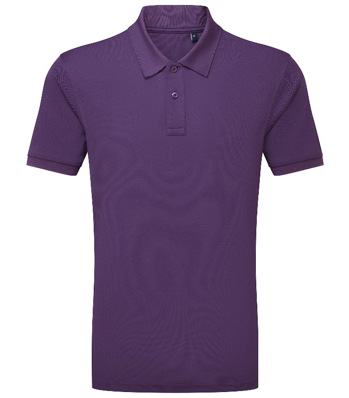 Asquith & Fox Asquith & Fox Men's GlacierTech polo in Purple