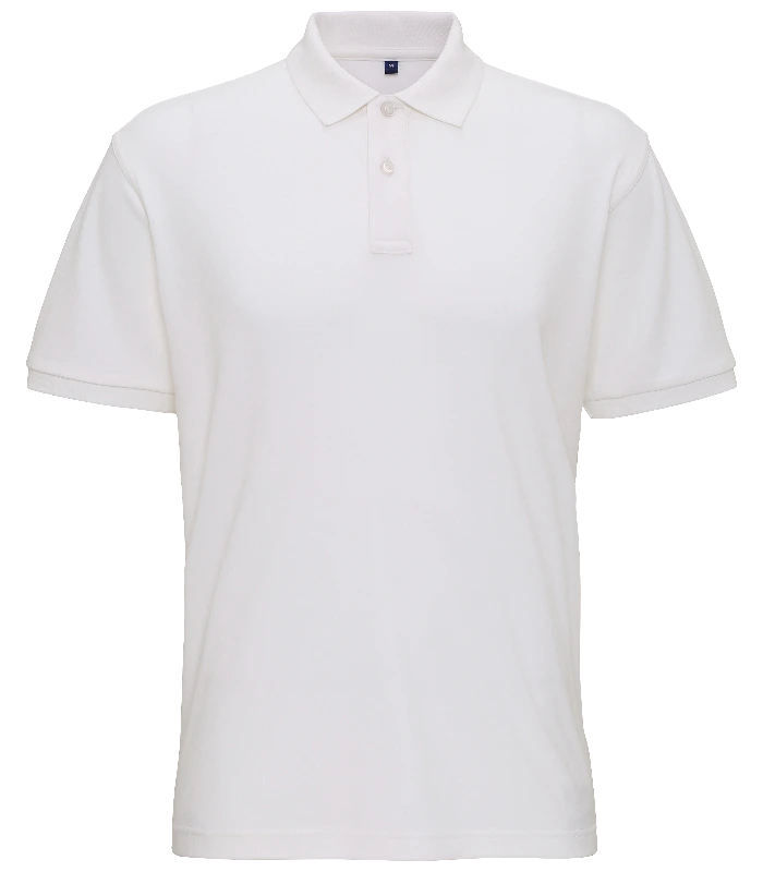 Asquith & Fox Asquith & Fox Men's super smooth knit polo in White