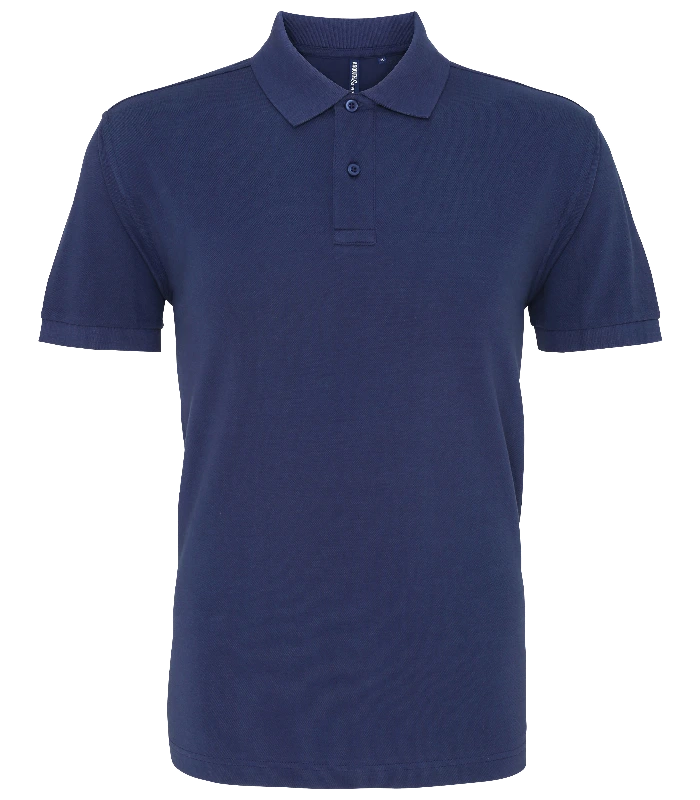 Asquith & Fox Asquith & Fox Men's Classic fit polo in Denim