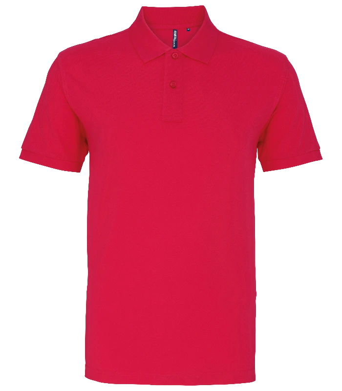 Asquith & Fox Asquith & Fox Men's Classic fit polo in Hot Pink