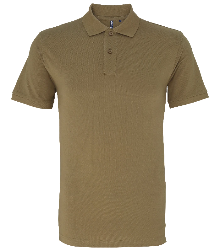 Asquith & Fox Asquith & Fox Men's Classic fit polo in Khaki